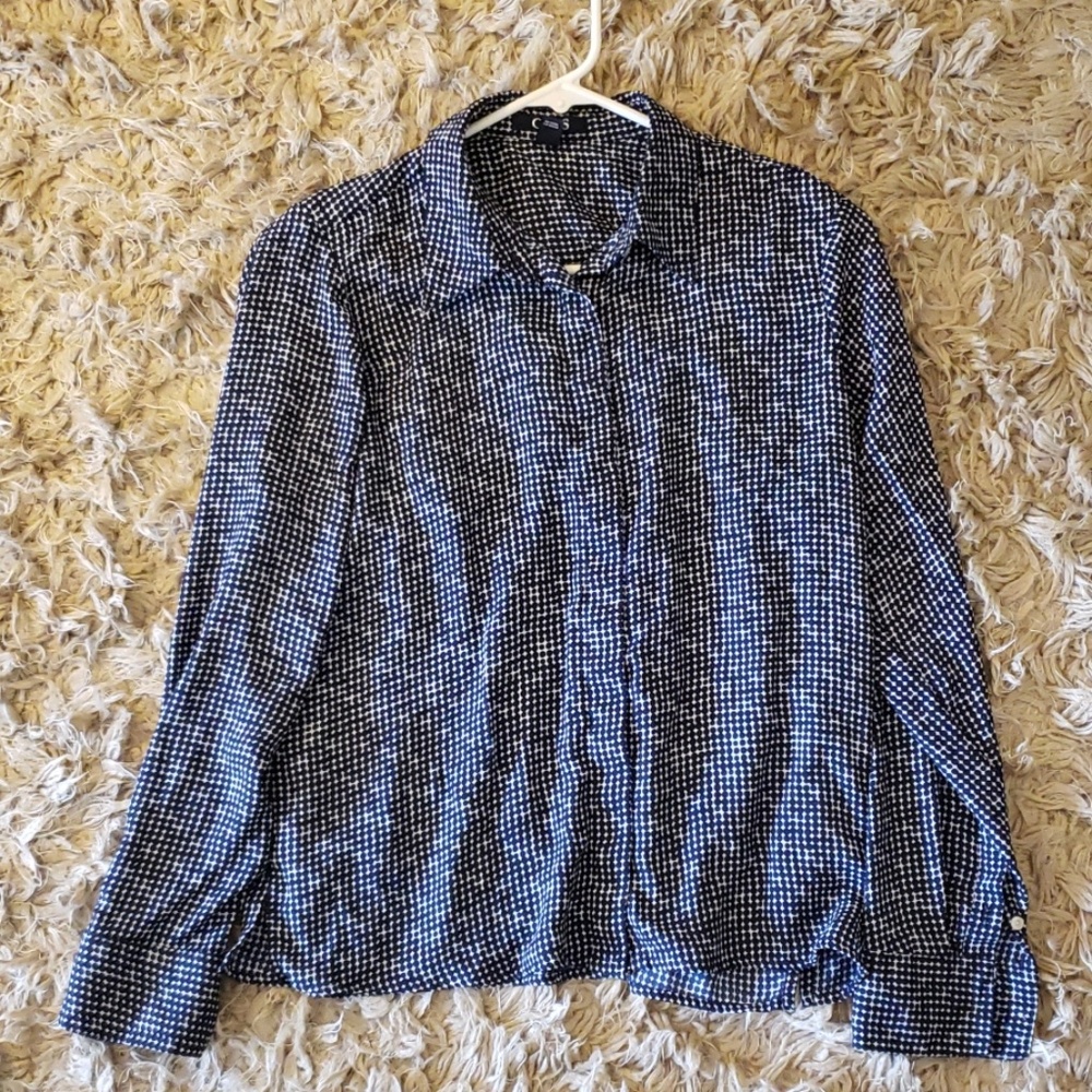Navy blue blouse